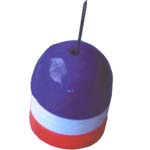 Set of 40 dome markers with stand (red, blue, green, yellow, white)