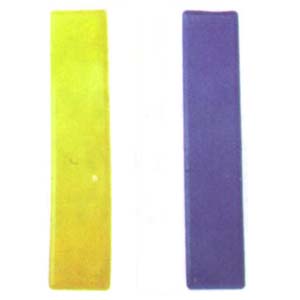 Indoor line floor markers (blue, yellow)