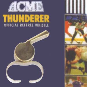 Acme Thunderer Metal Whistle with Fingergrip