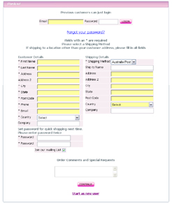 purchase order online form