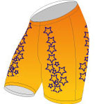 *Sublimated Lycra Netball Shorts - Aus Made