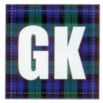 *Tartan Printed Velcro Squares